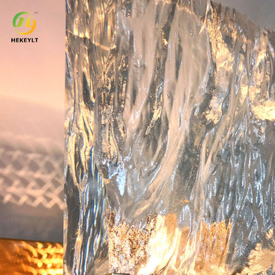 Куб льда спальни лампы стены Кристл ясности металла золота нордический декоративный