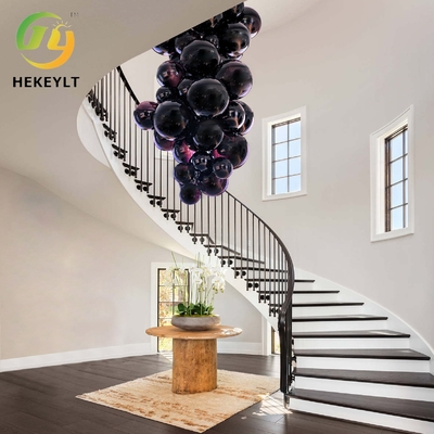 Освещение современного простого стеклянного стиля Арт Деко гостиницы виллы дуплекса люстры виноградины роскошного привесное