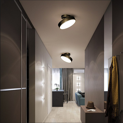 JYLIGHTING Медь Скандинавская спальня потолок свет современный простой светодиодный коридорный свет