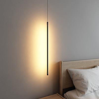 Современная простая скандинавская настенная лампа для учебы в спальне или гостиничной гостиной, светодиодный настенный свет