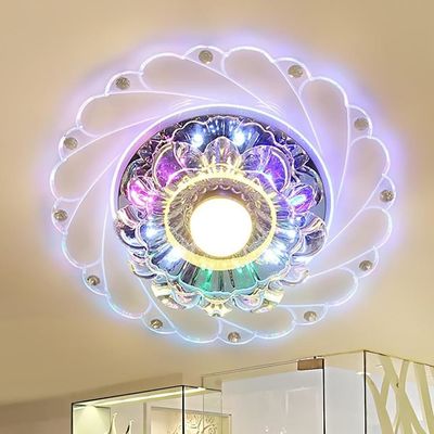 Современная потолочная лампа СИД диаметра 200mm коридора Кристл мини красочная