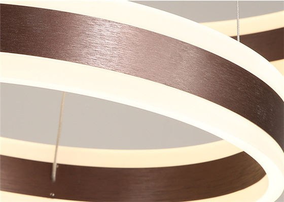 Свет кольца абажура 100cm Брауна минималистский современный для ресторана