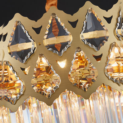 Люстра дождевой капли люстры современная K9 Кристл освещая вися лампу приспособления потолочного освещения СИД привесную для столовой