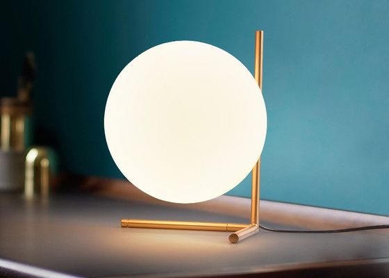 максимальные лампы Dia 18cm стеклянные Nightstand Lampshape шарика 60W для спальни