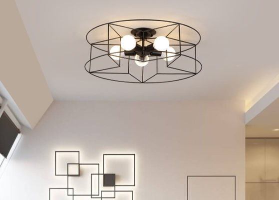 Люстра потолка света шкентеля утюга крытая современная освещая свет оформления лампы домашний