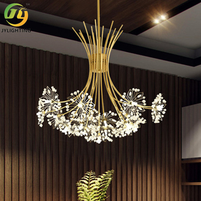 H50cm Crystal LED Современный подвесной светильник в спальне отеля
