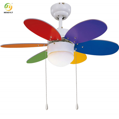 Цвет 76cm радуги/30&quot; потолочный вентилятор со светлыми цепями тяги