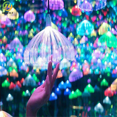 Водоустойчивое оптическое волокно медуз освещает крытое RGB генератора на открытом воздухе