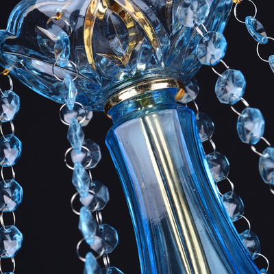 Лампа хрустальной люстры металла СИД E14 стеклянная для лобби свадьбы
