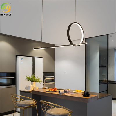 Регулируемый вися светильник алюминиевого кольца привесной для кухни обедая комната прожития