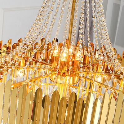 Люстра нордического причудливого современного украшения Кристл привесного светлого домашнего роскошная