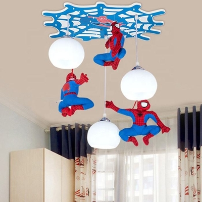Внутри помещения предохранительный щиток для глаз приведенный декоративные 65 x 46cm ламп стены человека паука современный защитный