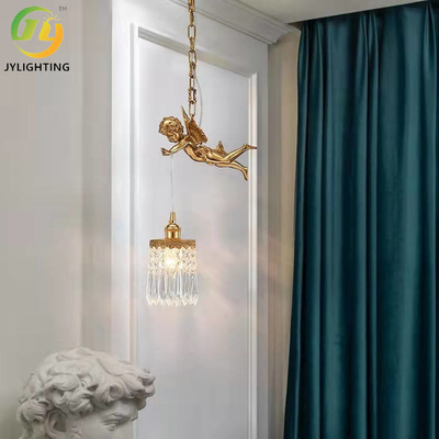 Свет Кристл роскошного золотого цвета декоративный современный привесной для гостиницы крытого D28cm