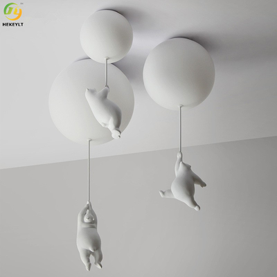 Потолочное освещение воздушного шара нордического медведя мультфильма творческое для комнаты прожития исследования комнаты детей