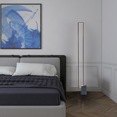 Скандинавская креативная линия напольная лампа современная простая гостиная спальня кровать