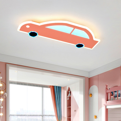 Мультипликационный светодиодный защитный прибор для защиты глаз Моделирование автомобиля Светодиодный потолок без ступеней Облегчение RGB Детская спальня