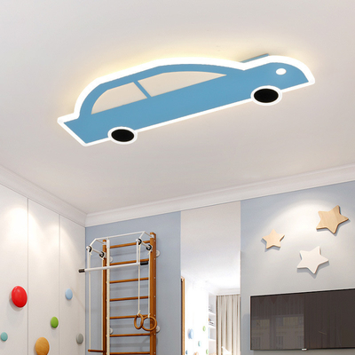 Мультипликационный светодиодный защитный прибор для защиты глаз Моделирование автомобиля Светодиодный потолок без ступеней Облегчение RGB Детская спальня
