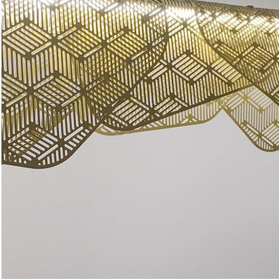 Свет СИД сетки металла золота Шампань привесной современный для дома