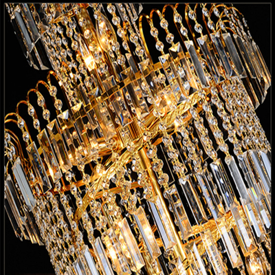 Шкентеля Кристл свадьбы AC265V металл роскошного современного светлый гальванизируя