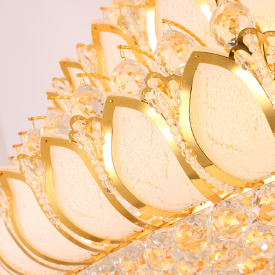 Золотое стекло E14 привело потолочные освещения Кристл привесные светлые 2700k Кристл