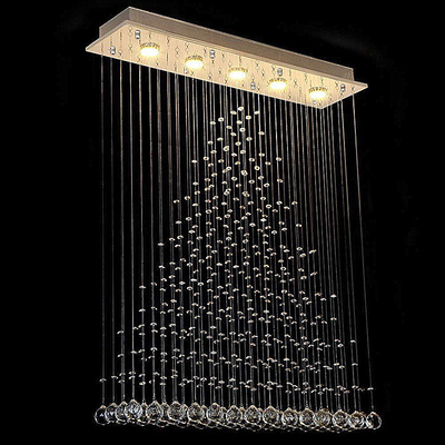 Покрытое Nano шкентеля Кристл столовой дождевой капли отполированное светом